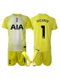 Tottenham Hotspur Guglielmo Vicario #1 Målvakt Replika Tredje Kläder Barn 2025-26 Kortärmad (+ byxor)